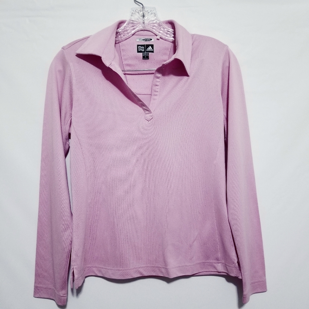 Adidas Pink women S long sleeves Clima Cool Top